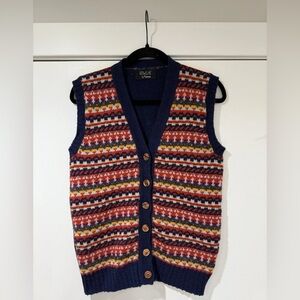 Howlin By Morrison Vest Mens Small Wool Scotland Preppy Heritage Grandpacore